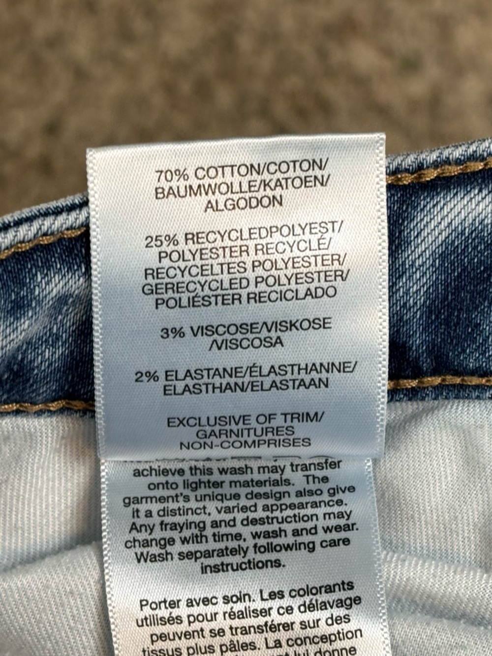 Silver Jeans Co Women 26 Blue Beau Tapered Girlfriend Distressed Mid Rise Denim - Picture 9 of 9